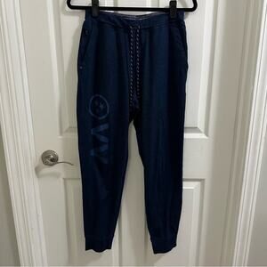VINEYARD VINES On-the-go Joggers Men’s size Small Deep Bay Blue TN State Tristar